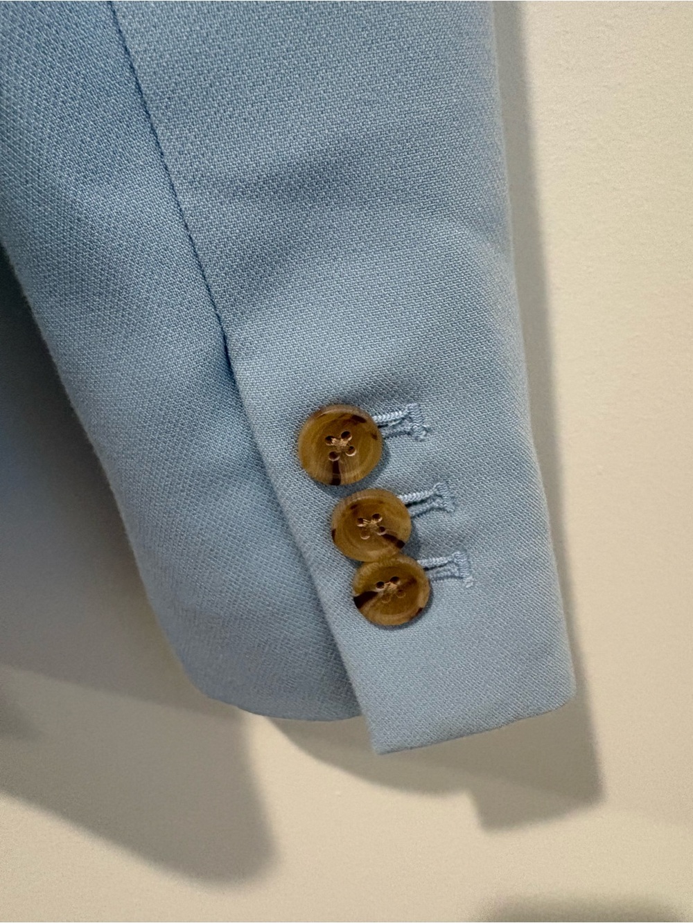 Banana Republic Fresh Blue Single Button Fully Lined Stetch Blazer 0P - Picture 9 of 16